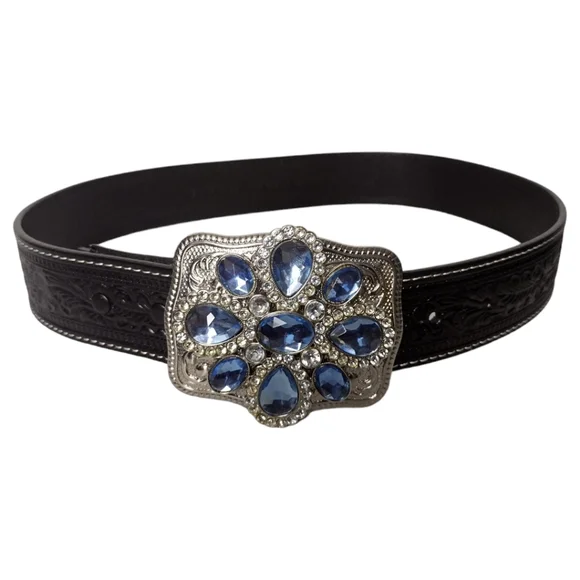 Roper Leather Bedazzled Belt Roper | Accessories | Roper Leather Bedazzled Belt | Poshmark main image 3